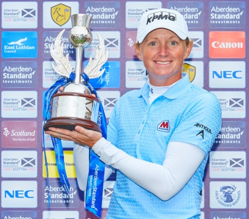 엄마 골퍼 스테이시 루이스가 스코티시여자오픈에서 우승했다. [사진=LPGA]