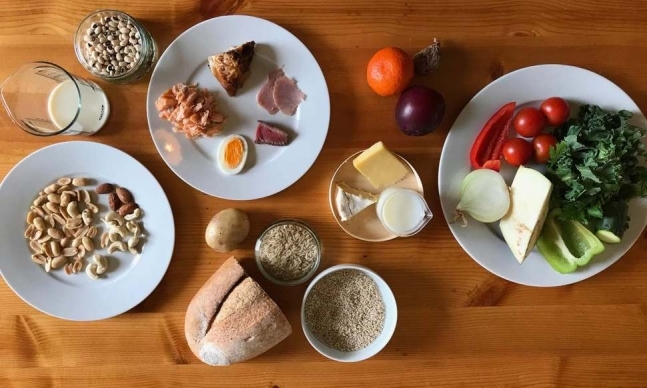 스웨덴의 민간단체 잇-랜식위원회(The EAT-Lancet Commission on Food, Planet, Health)가 인류의 건강과 지구를 위해 제안한 '인류세 식단'의 예 [사진=잇-랜식위원회]