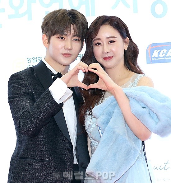 진화, 함소원/사진=민선유 기자