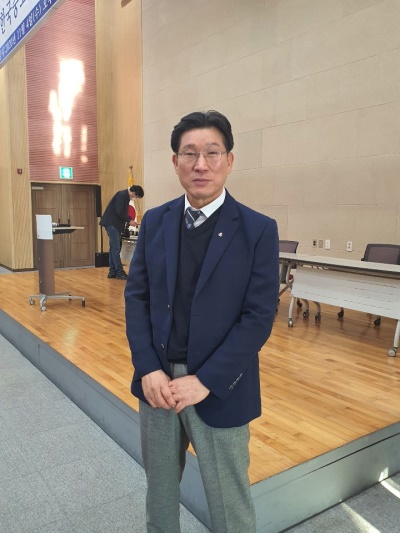 3일 한국중고탁구연맹의 새 회장으로 당선된 박일순 전 대전시체육회 사무처장.