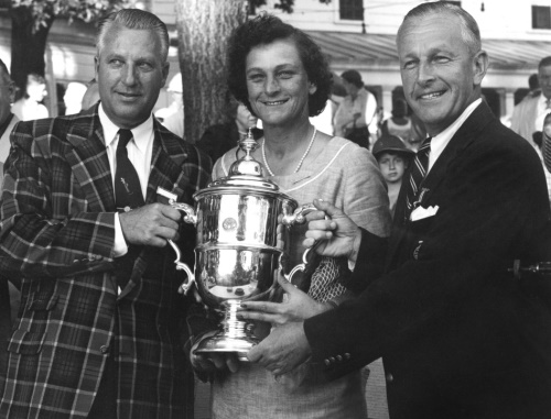 Babe Didrikson Zaharias, after winning the 1954 U.S. Women's Open