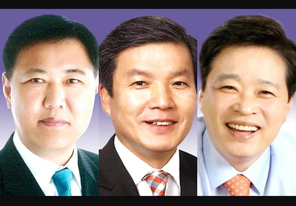 [2020년 BEST 경북도의원에 선정된 남진복(왼쪽부터)·정영길·이춘우 의원]