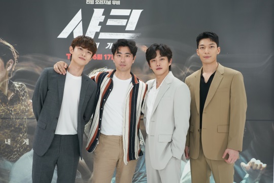 정원창, 채여준 감독, 김민석, 위하준/사진=티빙