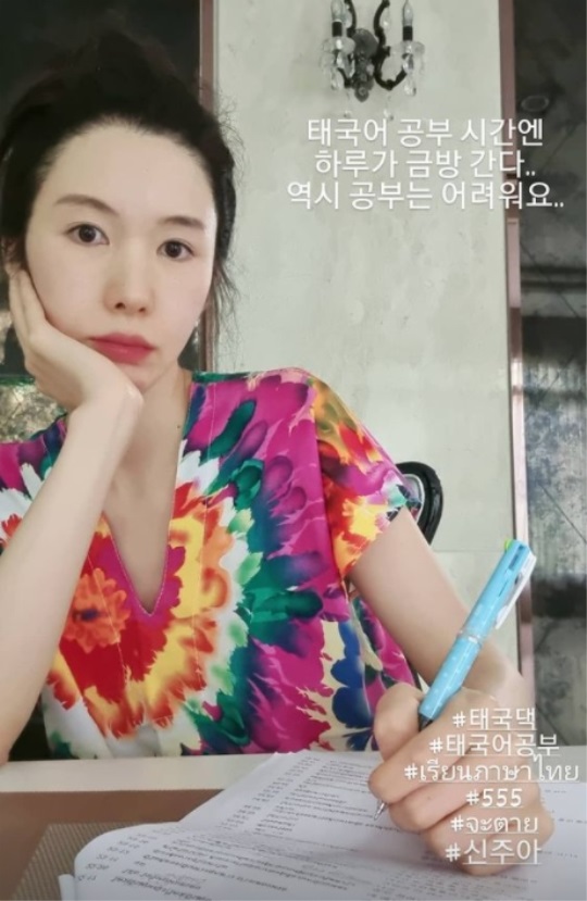신주아 인스타스토리