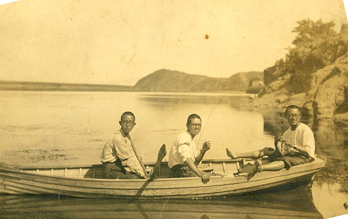 대상을 받은 ‘1943년 낙동강 뱃놀이’ 사진.(상주시 제공)