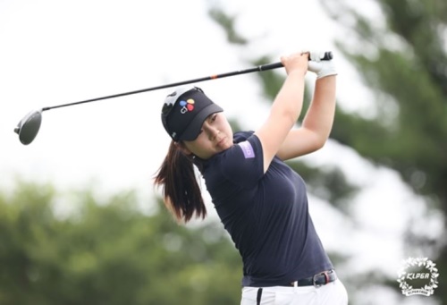 신인왕 경쟁을 이어가는 홍정민. [사진=KLPGA]