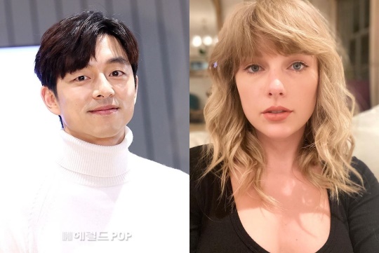 공유, 테일러 스위프트/사진=헤럴드POP DB, SNS