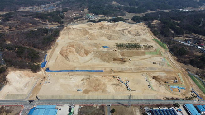안동시애서 조성중인 경북바이오 2차일반산업단지(안동시 제공)