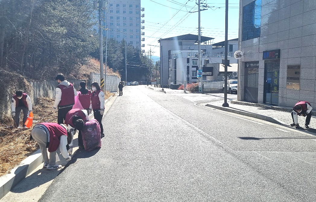 안동대학교가 신학기대비 환경정비를 했다(안동대 제공)