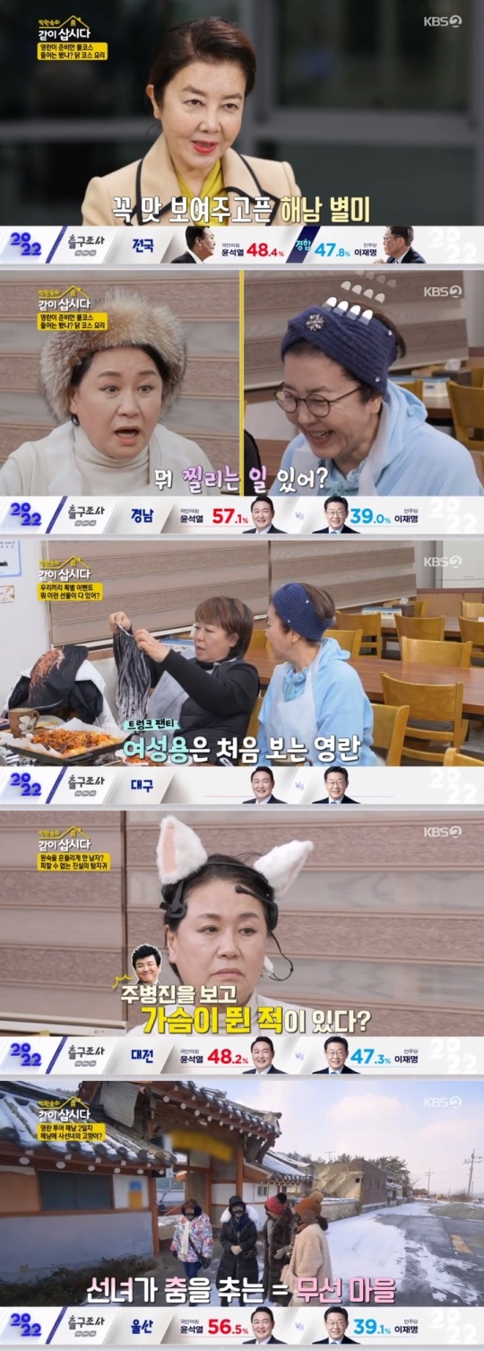 KBS2 '같이 삽시다' 방송캡쳐
