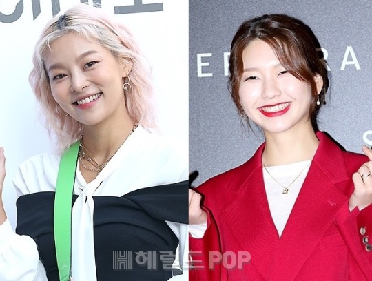 송해나,김진경/사진=민선유기자