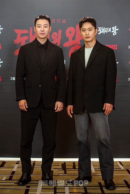 배우 김동욱, 김성규/사진=티빙 제공