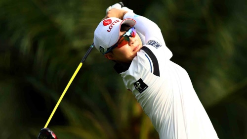 한국선수중 유일하게 톱10에 든 김효주. [사진=LPGA]