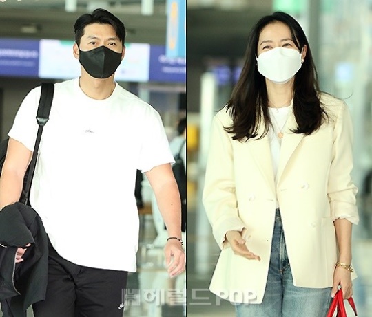현빈, 손예진/사진=민선유 기자