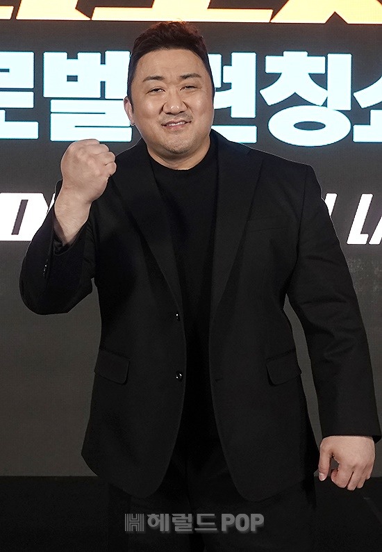 배우 마동석/사진=에이비오엔터테인먼트, 메가박스중앙(주)플러스엠 제공