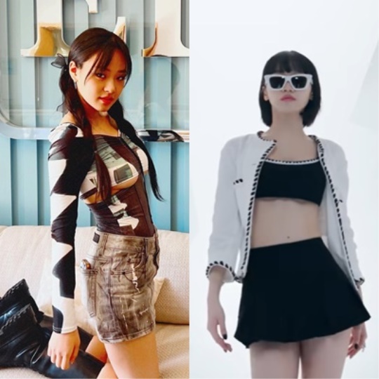 비비 인스타그램, 르세라핌 피어리스 쇼 캡처