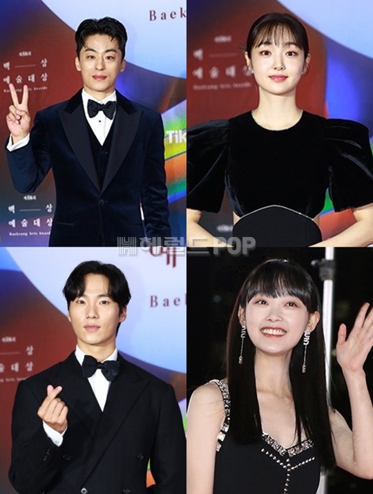 구교환, 김혜준, 이유미, 이홍내/사진=백상예술대상 사무국, 민선유 기자
