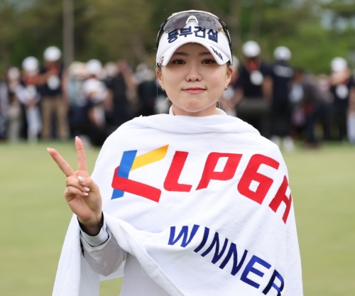 조아연 제8회교촌허니레이디스오픈 FR 우승 확정. [사진=KLPGA