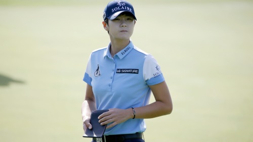 무빙데이에 5타를 잃고 하위권으로 밀려난 박성현. [사진=LPGA]