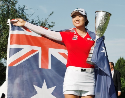 이민지가 지난해 에비앙에서 우승했다. 올해 우승 상금은 1백만 달러로 증액됐다. [사진=LPGA]