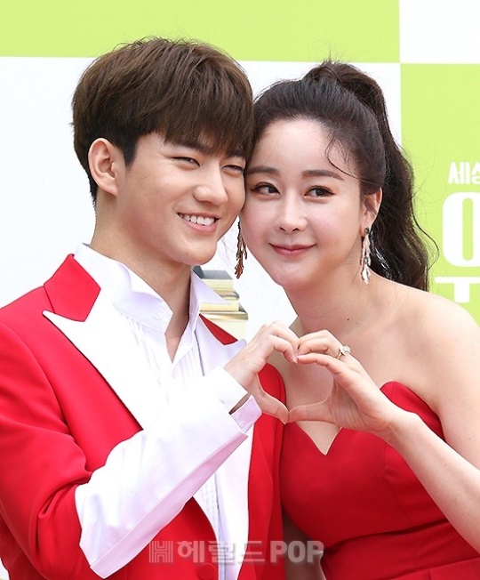 진화, 함소원/사진=헤럴드POP DB