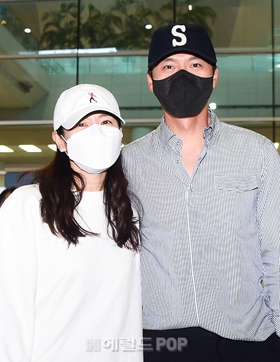 배우 손예진, 현빈/사진=민선유 기자