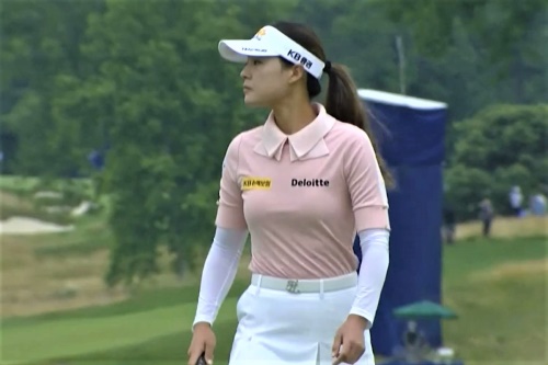 전인지가 KPMG 위민스 둘째날에도 3타를 줄여 6타차 선두로 마쳤다. [사진=LPGA]