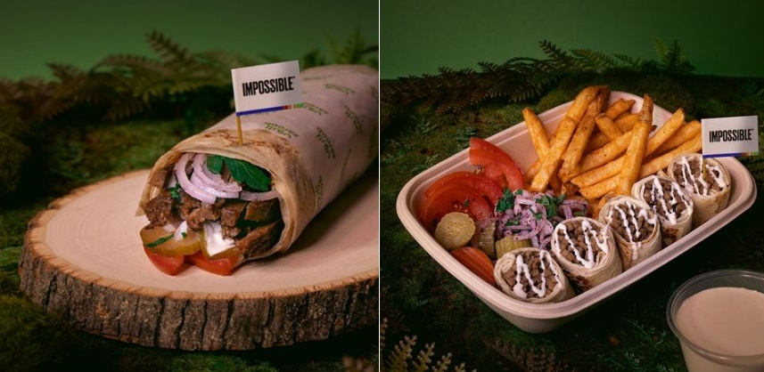 Impossible Foods와 Zaroob이 선보이는 비건 샤와르마