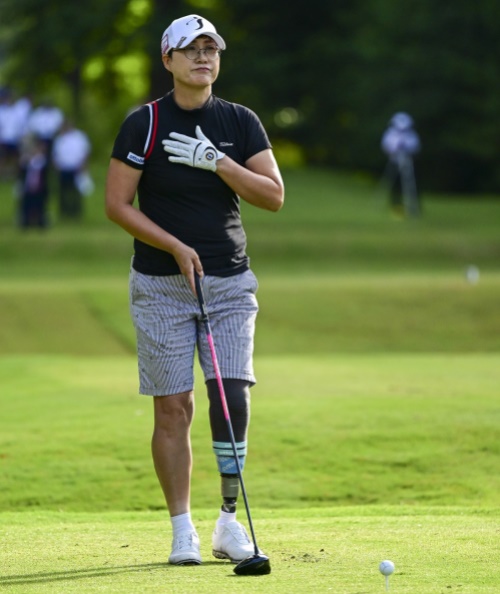 한정원이 US어댑티브오픈 첫날 여자부에서 6위로 마쳤다. [사진=USGA]