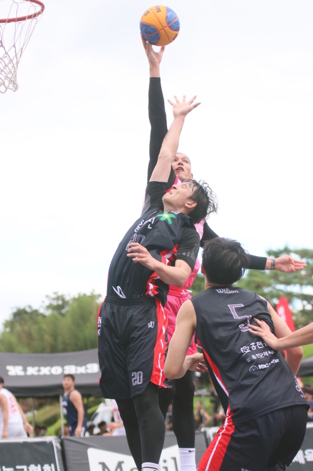 3×3 농구경기 장면 (영주시 제공)