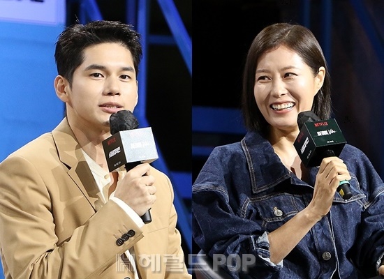 옹성우, 문소리/사진=민선유 기자