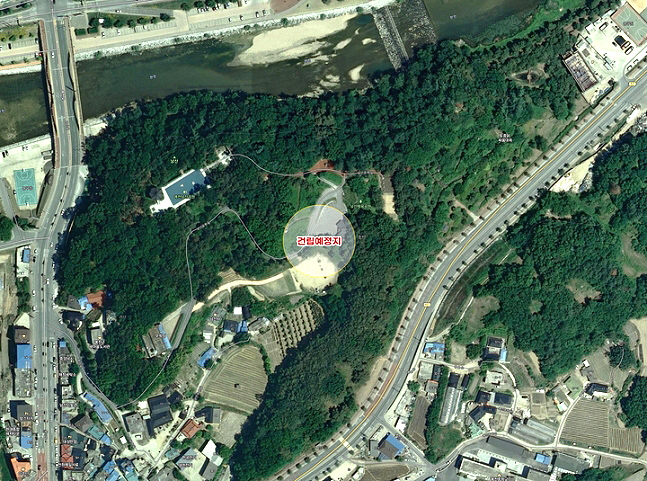 박서보미술관 건립 예정지 (예천군 제공)