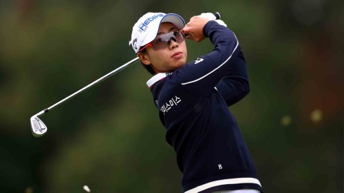 이틀 간 노보기에 버디만 13개를 잡아 2타 차 선두에 나선 안나린. [사진=LPGA]