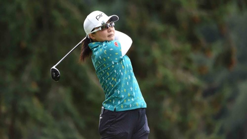 대회 첫날 선두에 나선 일본의 우에하라 아야코. [사진=LPGA]