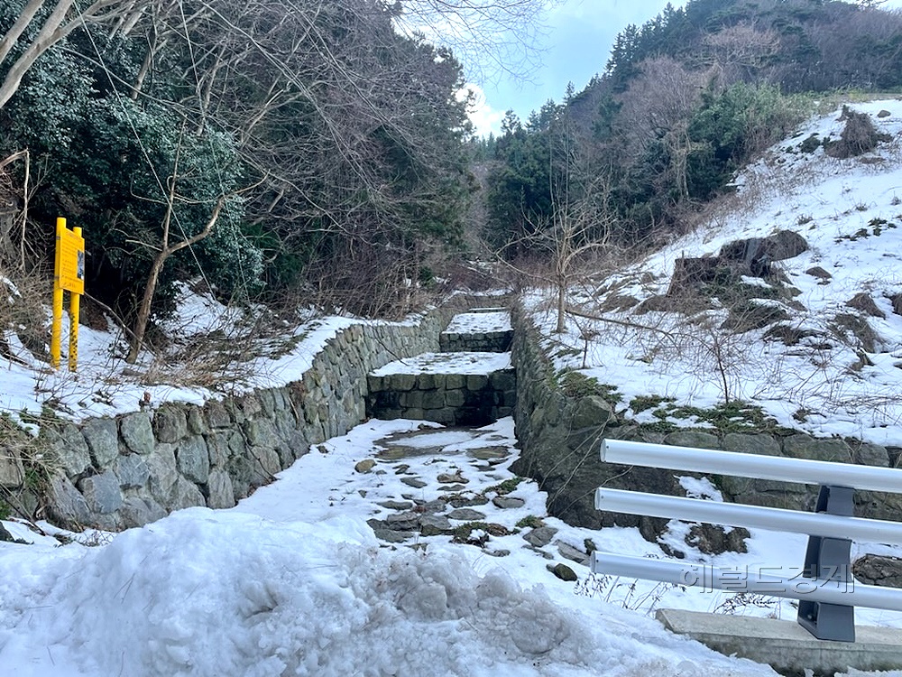 정비대상지인 북면지구 수계천 모습