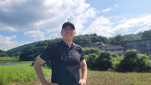 골프 봉사를 꿈꾸는 김대식 프로.