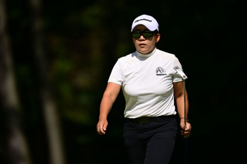 마지막 날 이븐파에 그쳐 역전우승을 허용한 신지애. [사진=JLPGA]