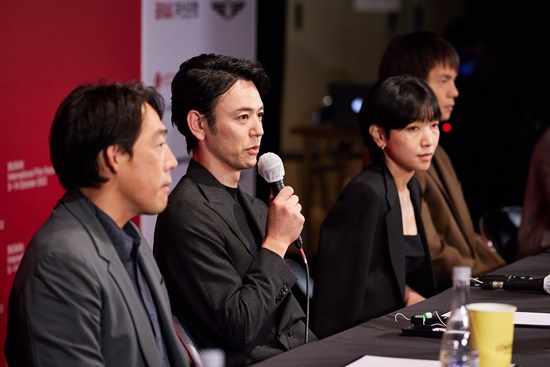영화 '한 남자' 기자회견/사진=부산국제영화제 제공