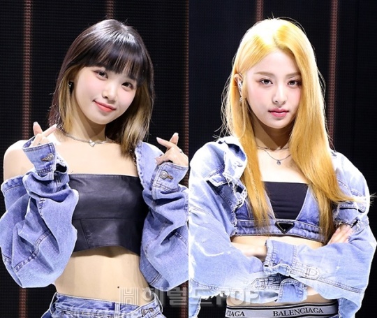 김채원, 허윤진/사진=민선유기자