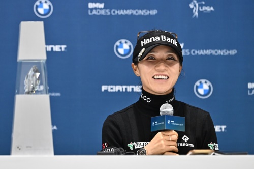 지난 주 BMW 레이디스 챔피언십에서 투어 통산 18승째를 거둔 리디아 고는 우승 인터뷰도중 "LPGA투어에서 갈수록 우승하기 어려워지고 있다"고 말했다. [사진=BMW코리아]