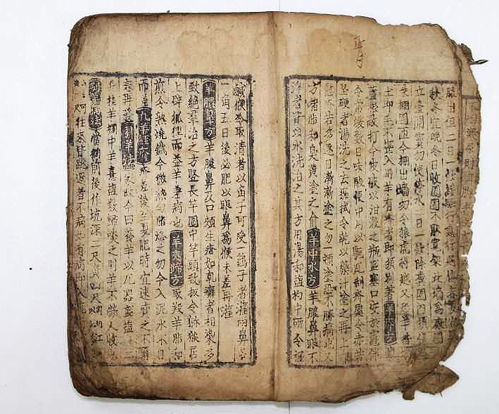 국가보물로 지정 예고된 조선 최초의 금속활자(계미자)로 인쇄한 사시찬요(四時纂要)<예천군 제공>