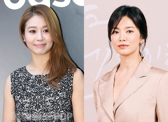 옥주현, 송혜교/사진=헤럴드POP DB, SBS 제공