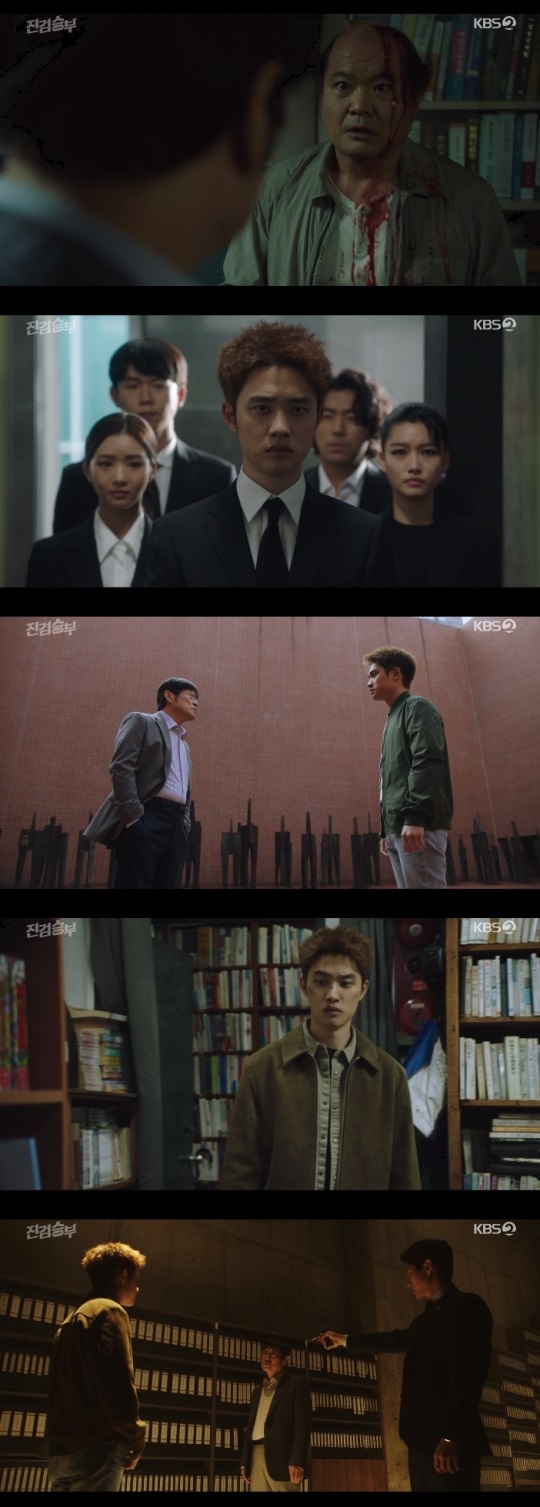 '진검승부' 도경수, 김상호 죽음에 분노→김창완 서고 발견(종합) - 헤럴드뮤즈