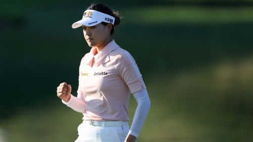 대회 첫날 4언더파로 좋은 출발을 한 전인지. [사진=LPGA]