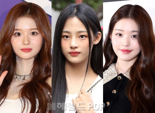 설윤, 민지, 장원영/사진=민선유기자