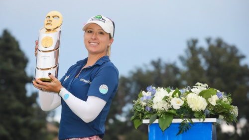 246번째 대회 만에 메디힐 챔피언십에서 우승한 조디 이워트 셰도프. [사진=LPGA]