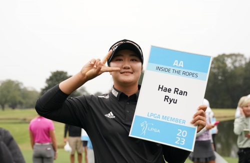 첫 도전에 수석 합격의 영예를 안은 유해란. [사진=LPGA]