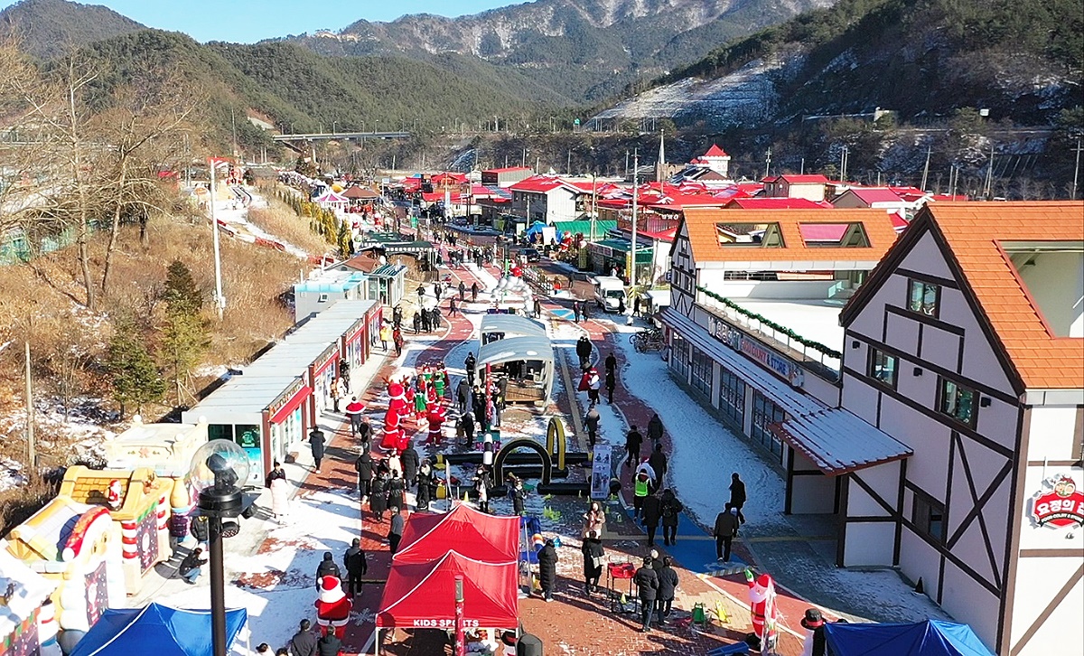 분천 산타마을 모습(봉화군 제공)
