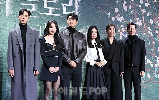 박성훈, 임지연, 이도현, 송혜교, 염혜란, 정성일/사진=민선유 기자