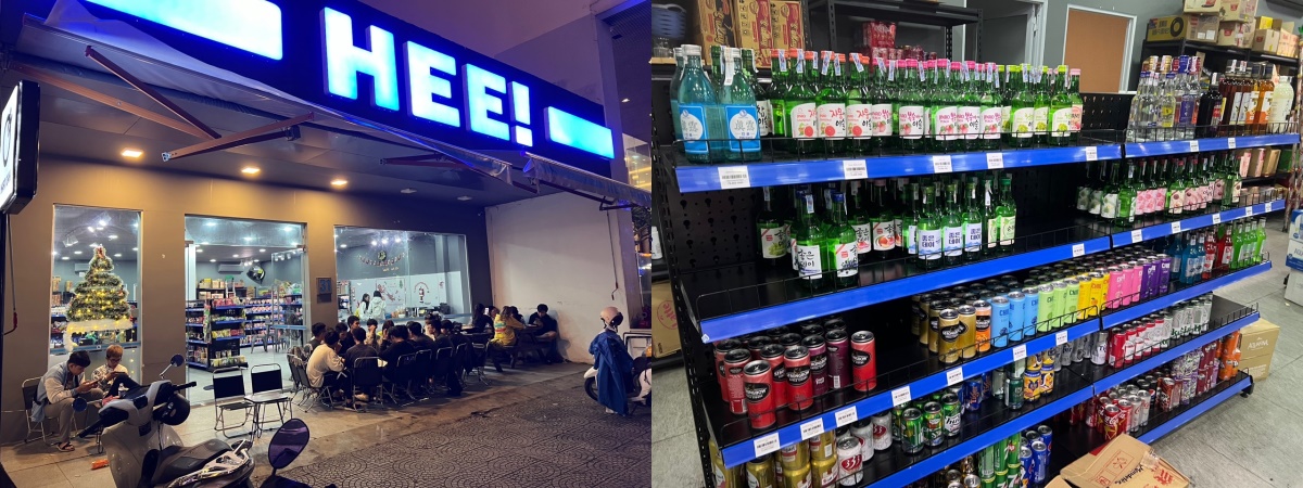 베트남 편의점과 한국 소주제품들 [aT 제공]